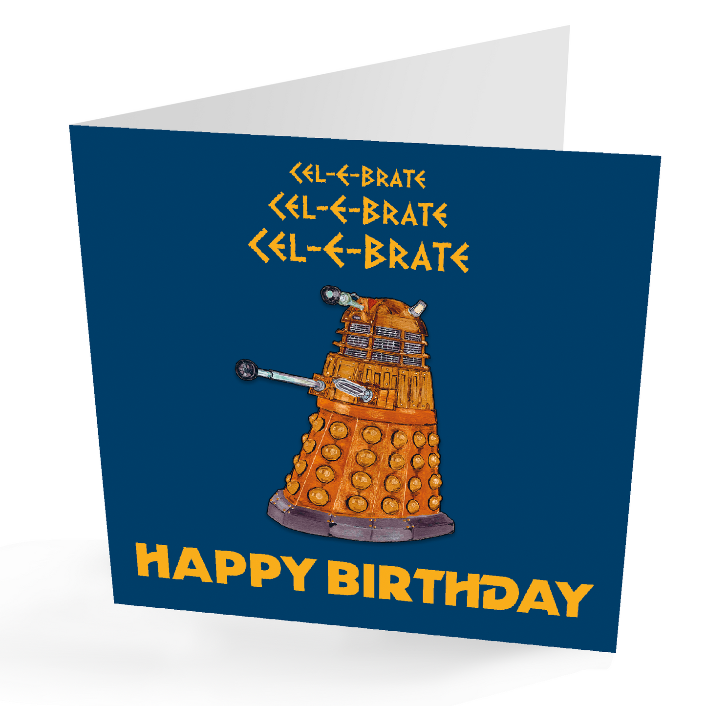 Fun Dr Who Dalek Card. Dr Who Birthday Card