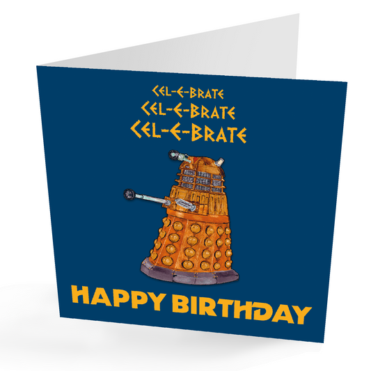 Fun Dr Who Dalek Card. Dr Who Birthday Card