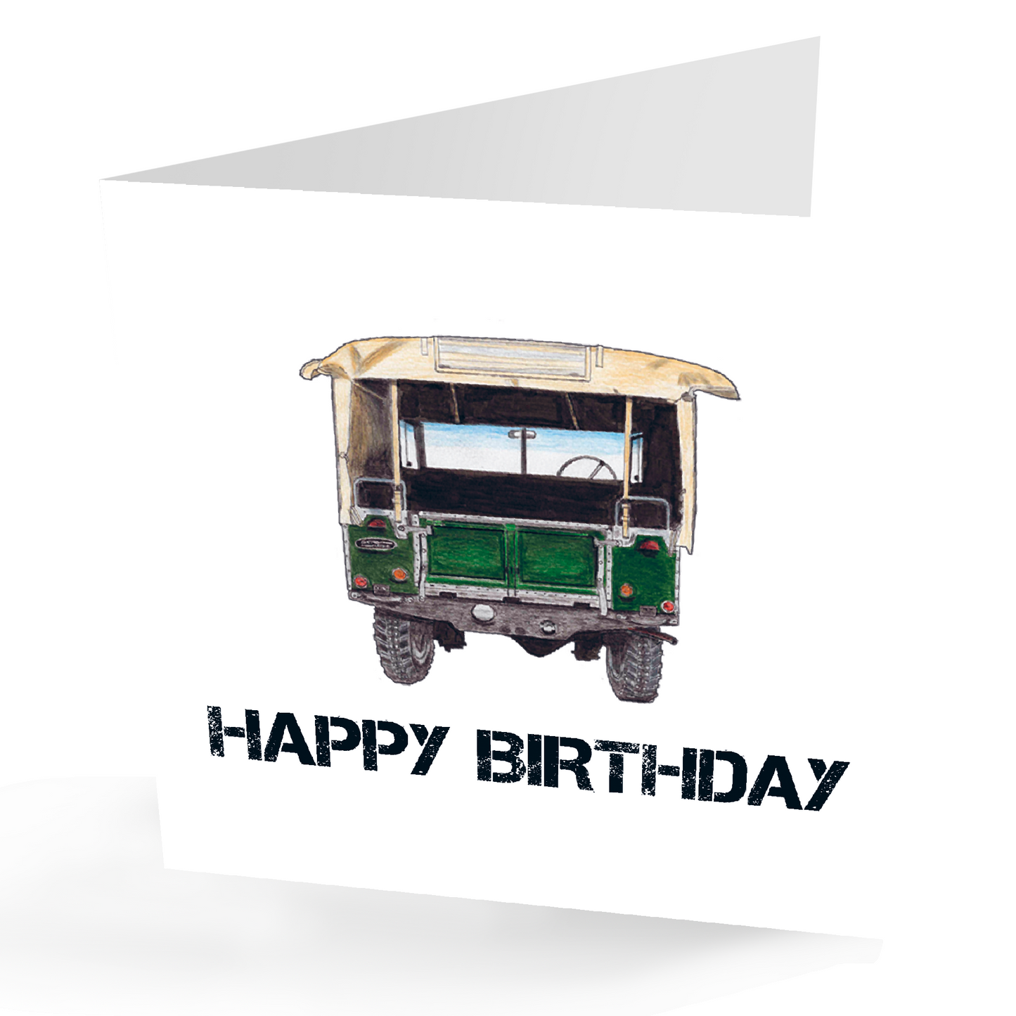 Landrover Happy Birthday Series 1 Card