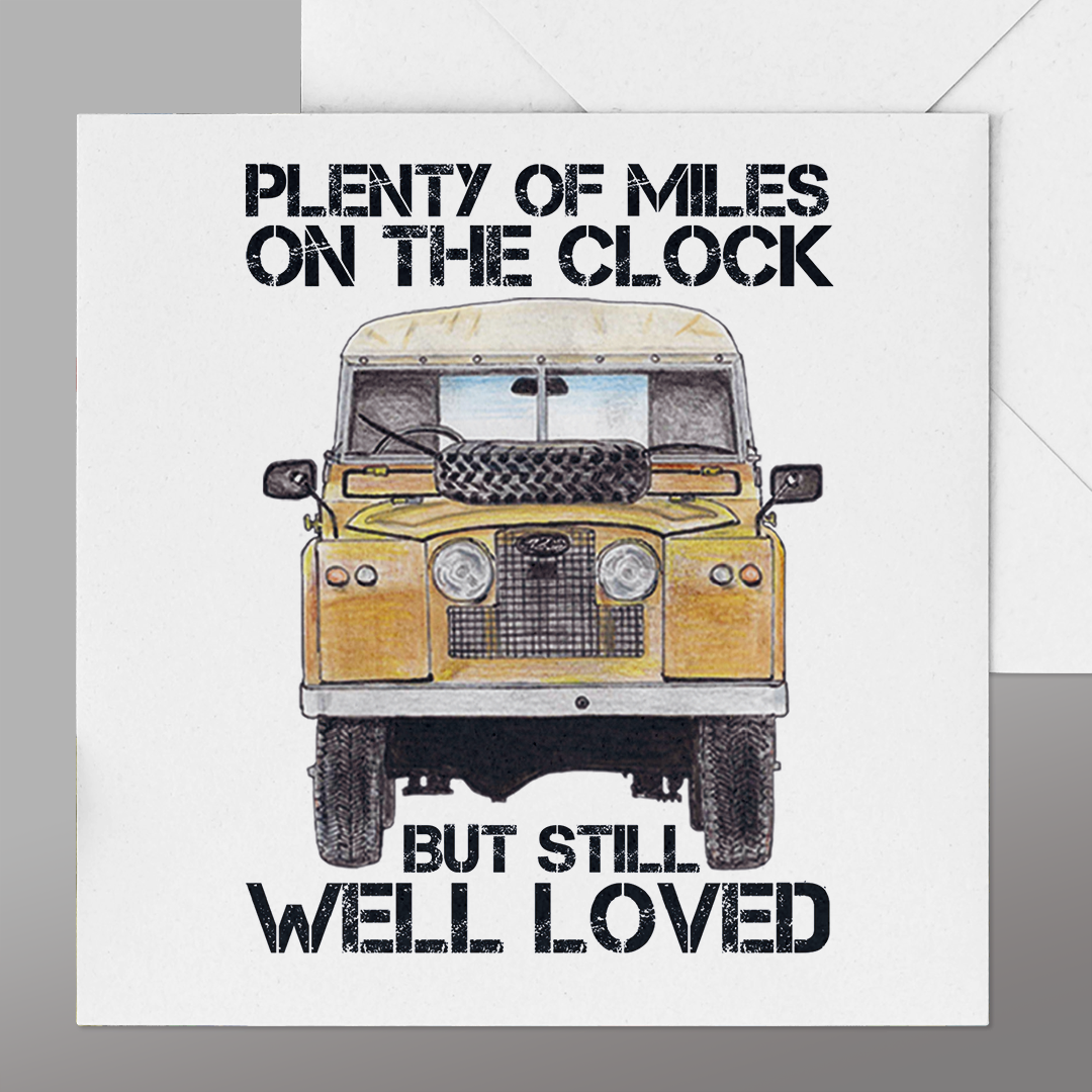 Fun Landrover Series 2 Card