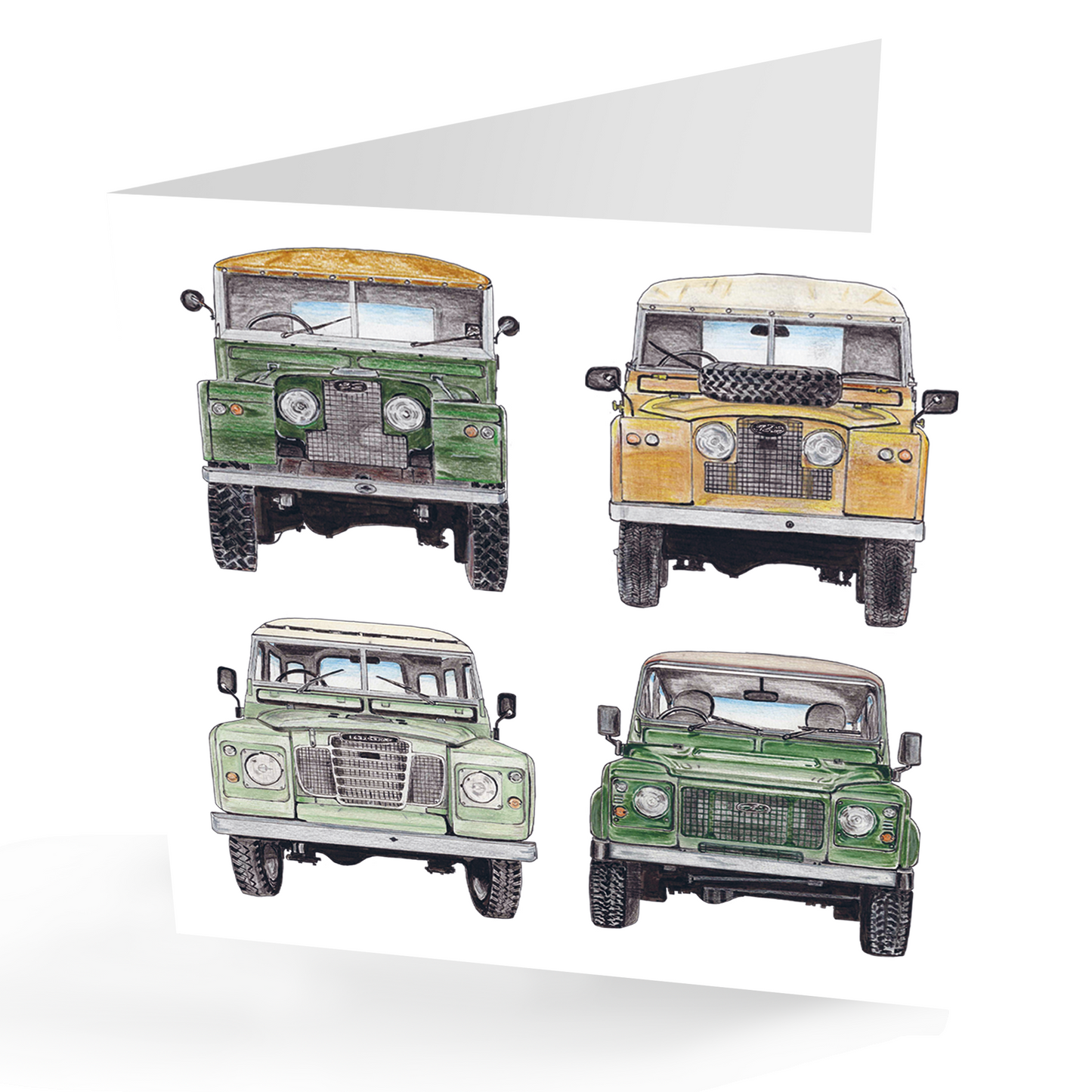 Landrovers any occasion Card | PRESENTING PERFECTION