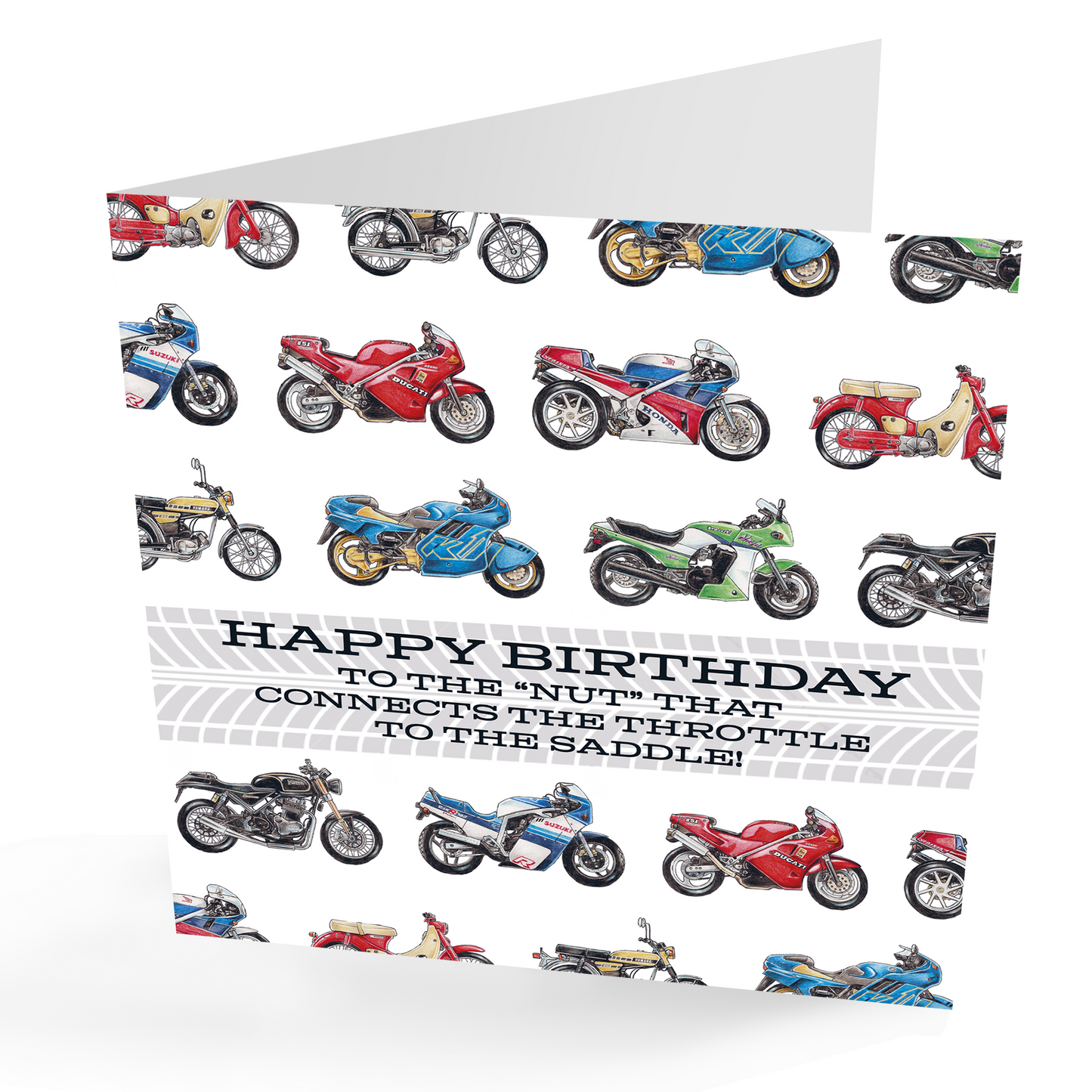 Fun Motorbike Happy Birthday Card | PRESENTING PERFECTION