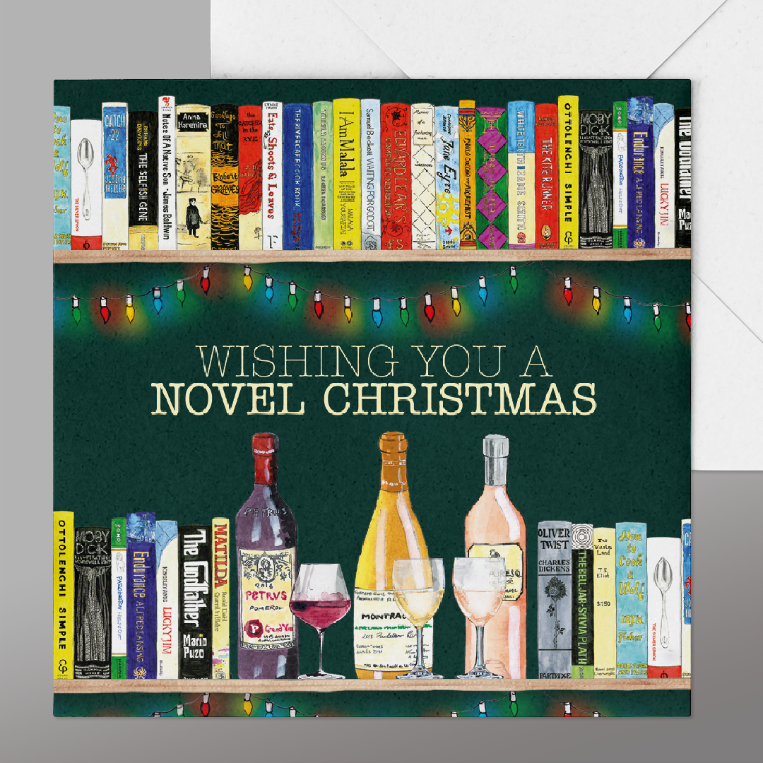 Novel Christmas Book Card | Fun Xmas Book Card | PRESENTING PERFECTION