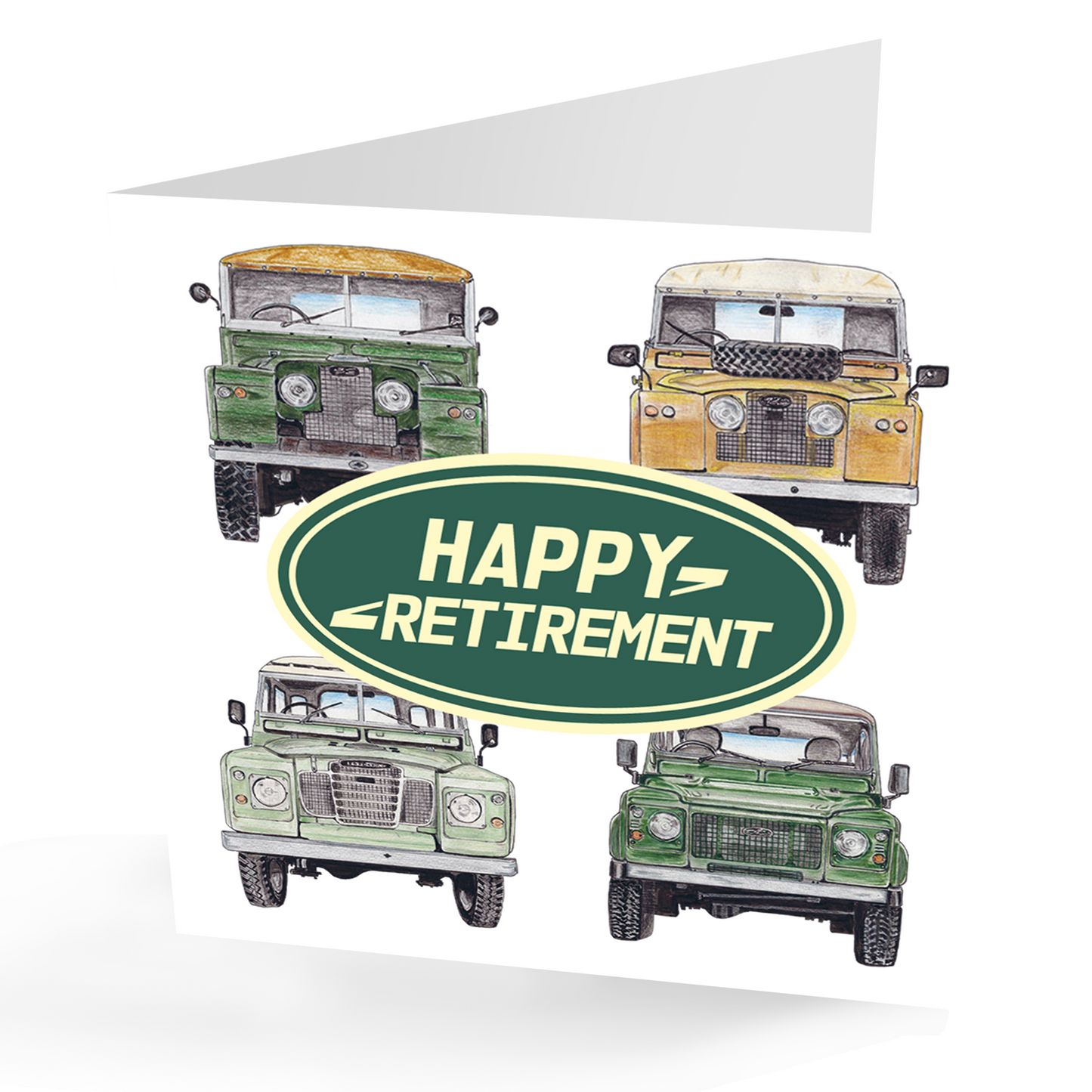 Land Rover Retirement Card