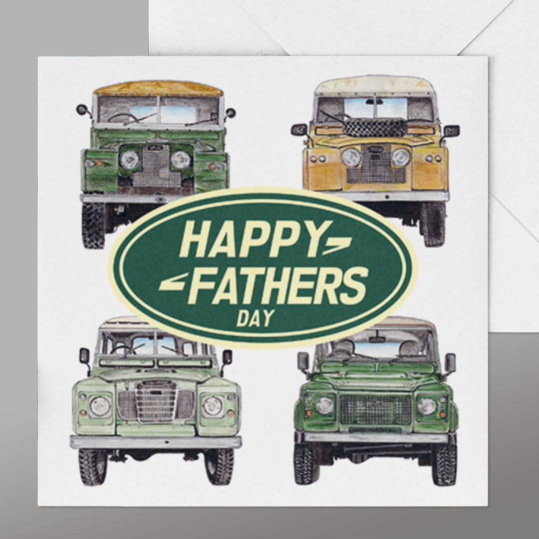 Land Rover Father's Day Card