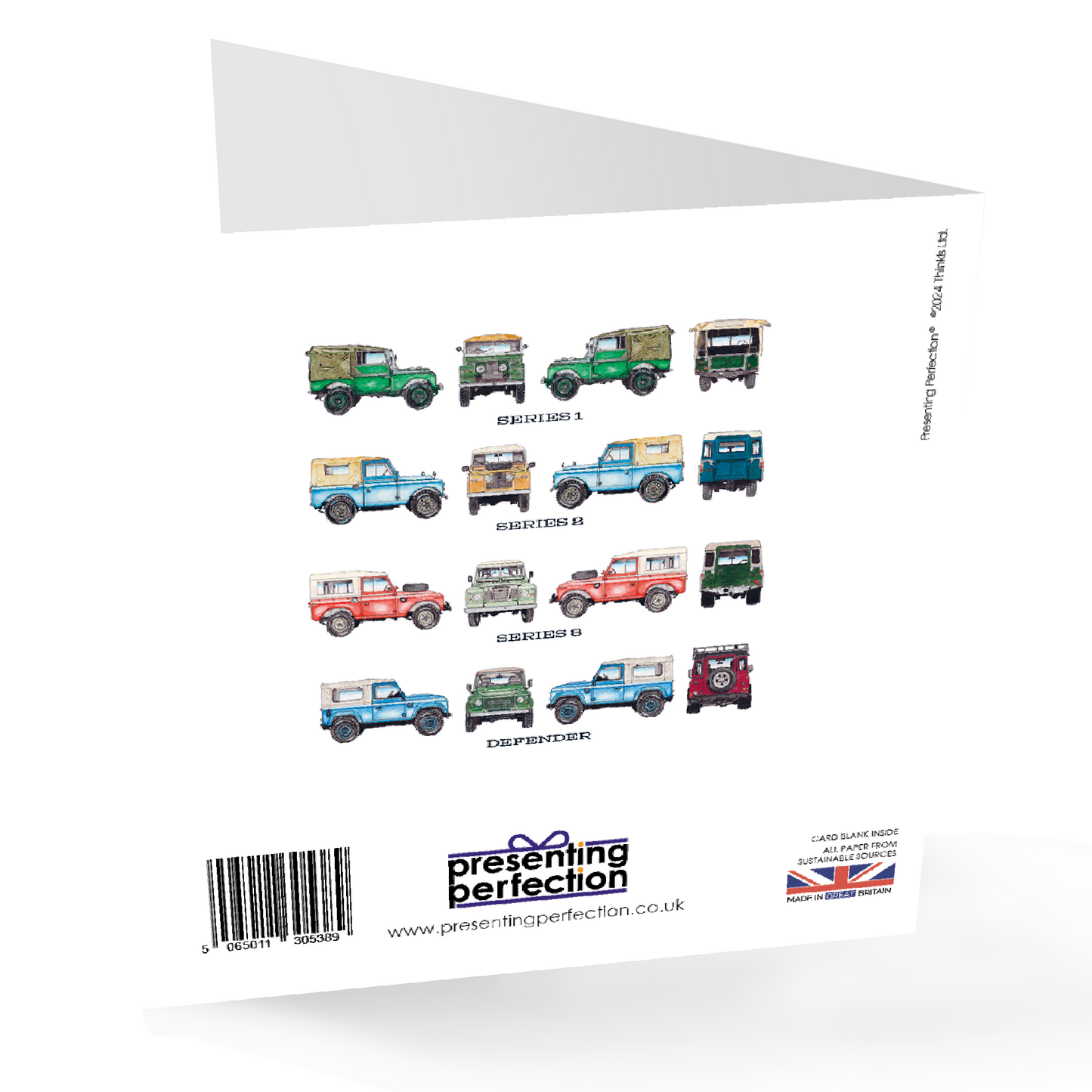Landrover Defender Birthday Card | PRESENTING PERFECTION