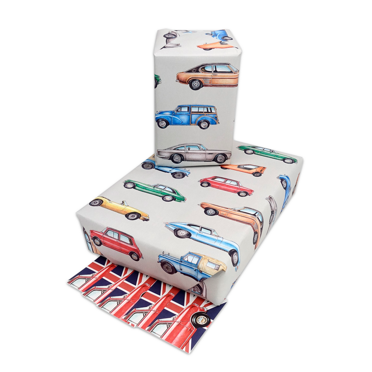 Classic Cars Wrapping Paper - Rolled