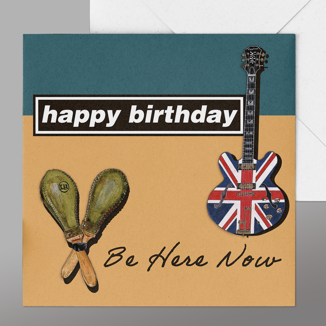 Birthday Oasis Card Band | Oasis Birthday Card | PRESENTING PERFECTION
