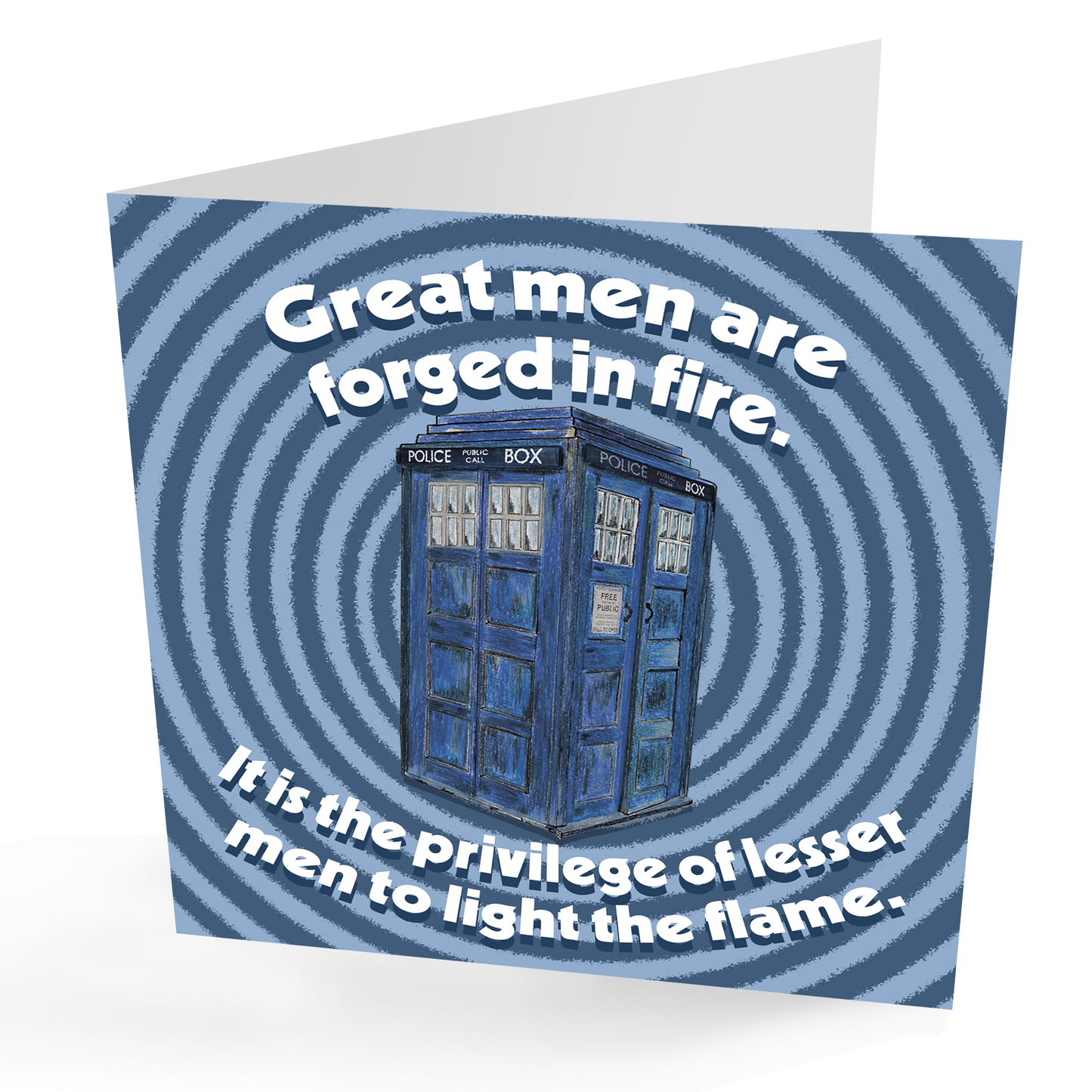 Dr Who Card. Amusing, Dr Who Tardis Card, Tardis Card