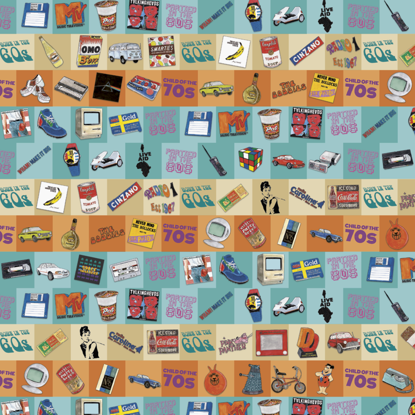 Retro Wrapping Paper Gift Tag | PRESENTING PERFECTION