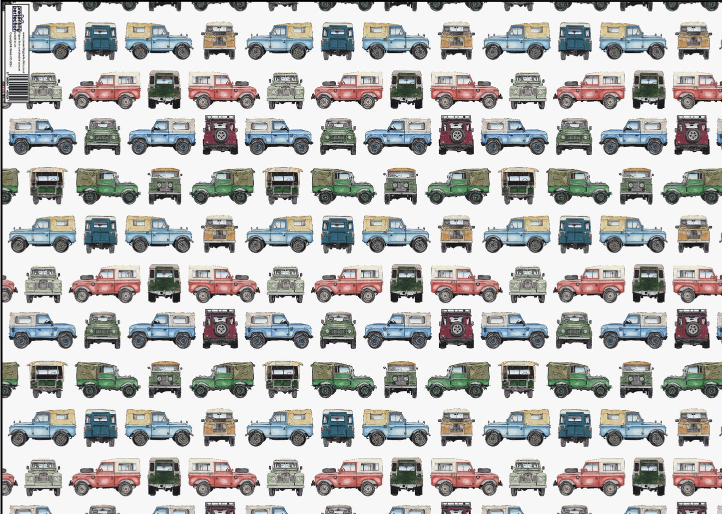 Classic Land Rover Wrapping Paper - Rolled