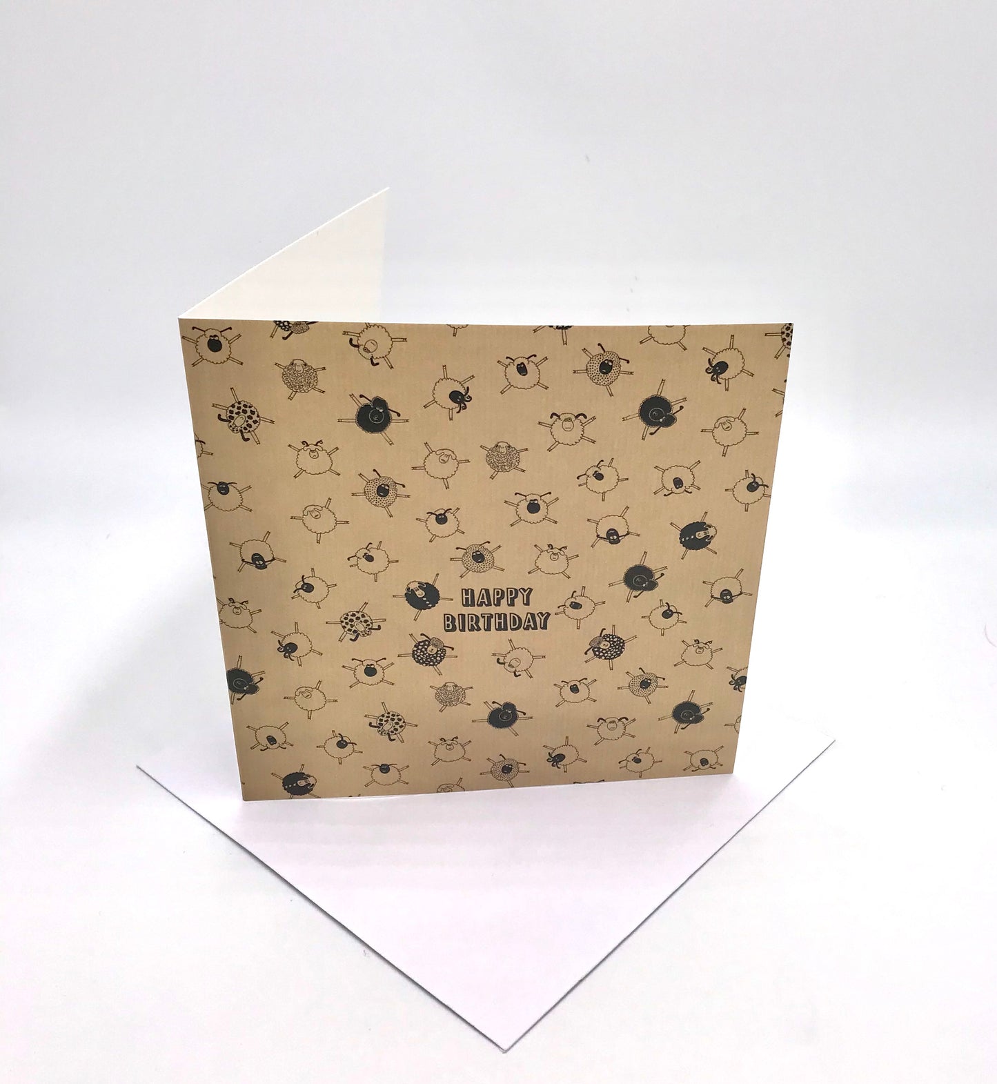 Fun Caricature Sheep Birthday Card