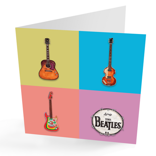 Beatles Birthday Card or Any Occasion Beatles Card