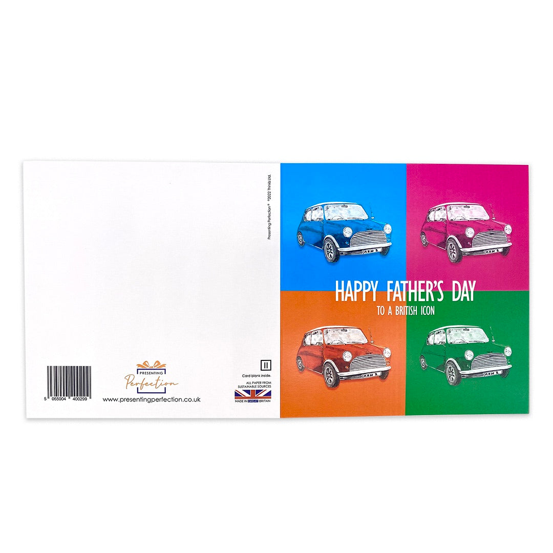 Retro 'Minis' Fathers Day Card