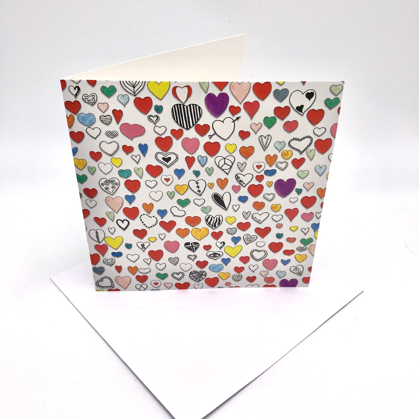 Hearts Loving Occasion Card. Matches Wrap