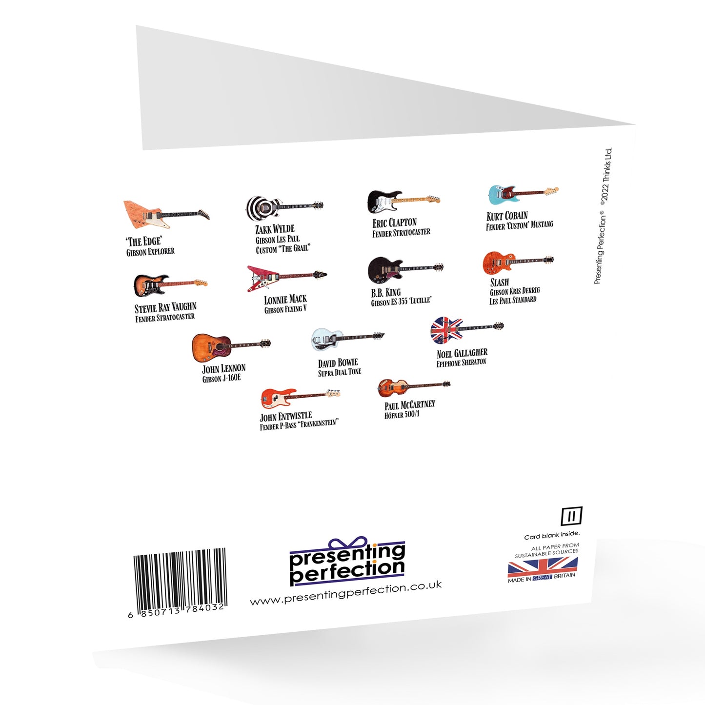 Rude Guitars Christmas Card