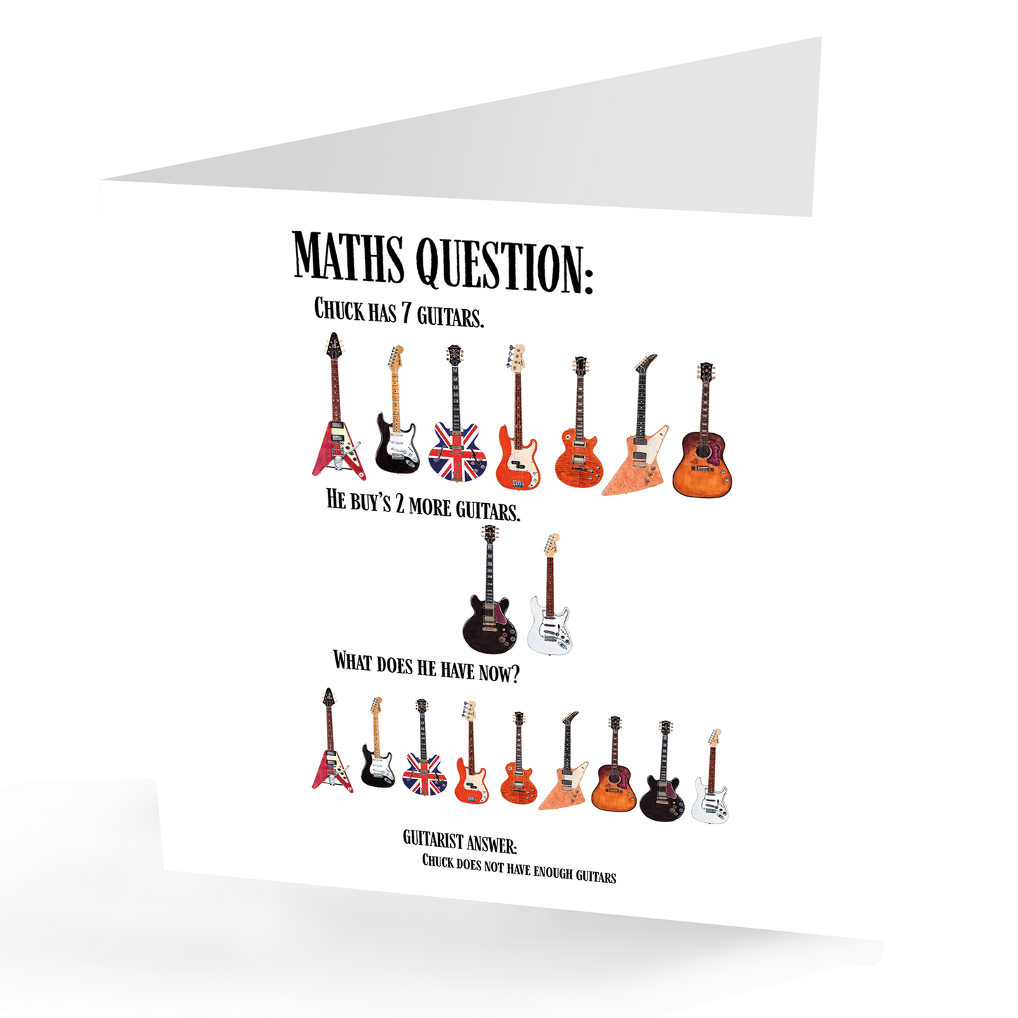 Funny Guitar Card - Totally Relateable