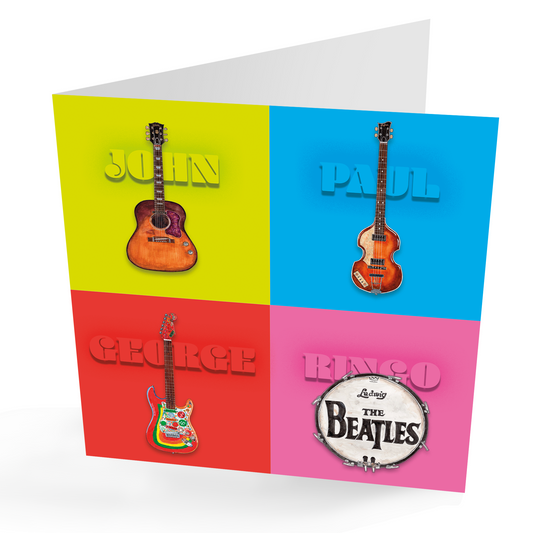 Beatles Birthday Card or Any Occasion Beatles Card