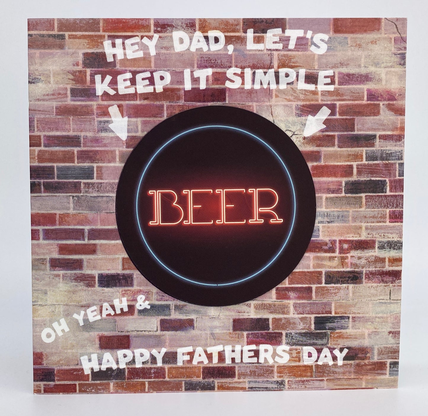 Funny Fathers Day Card (Free Magnet)