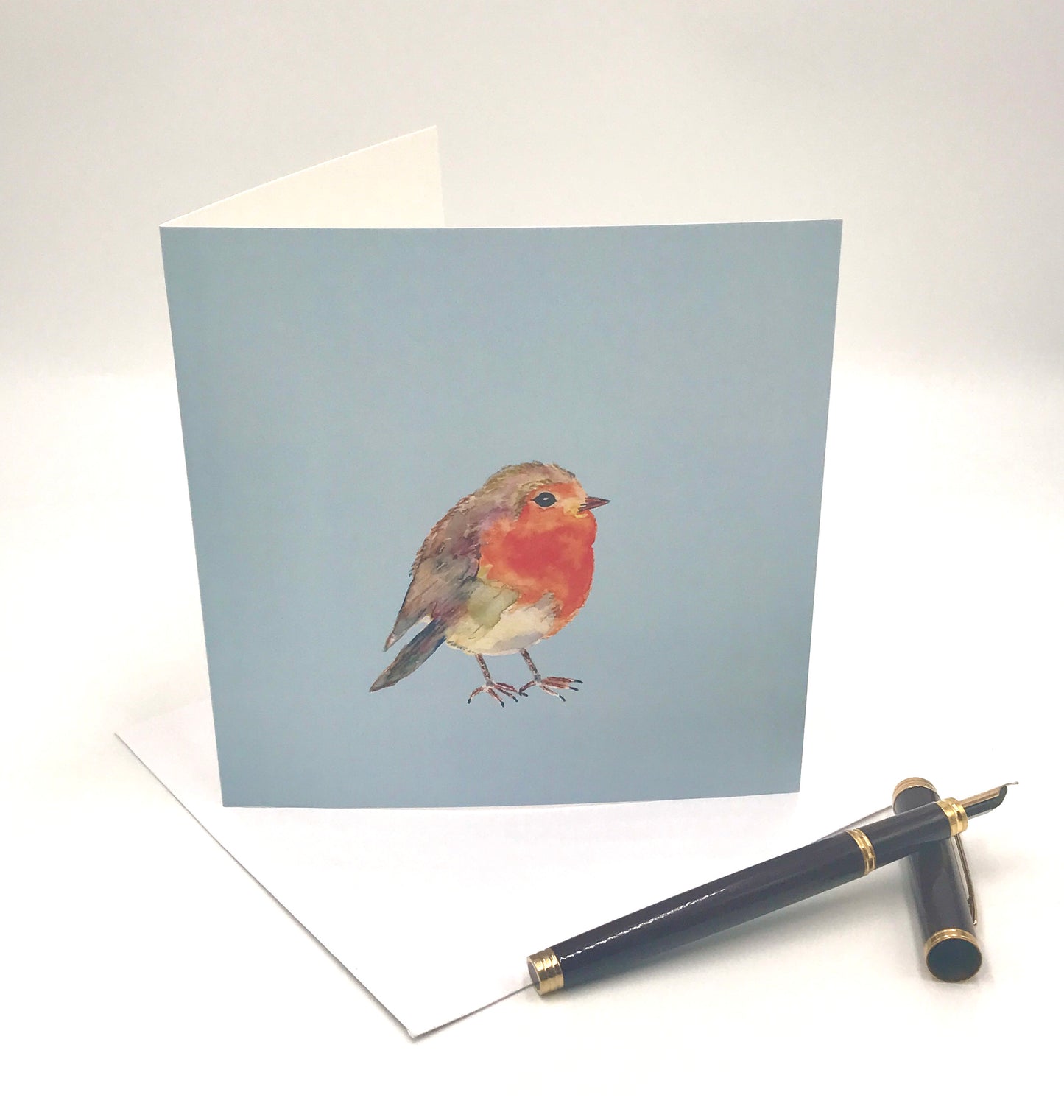 Watercolour Any Occasion Robin Greetings Card.