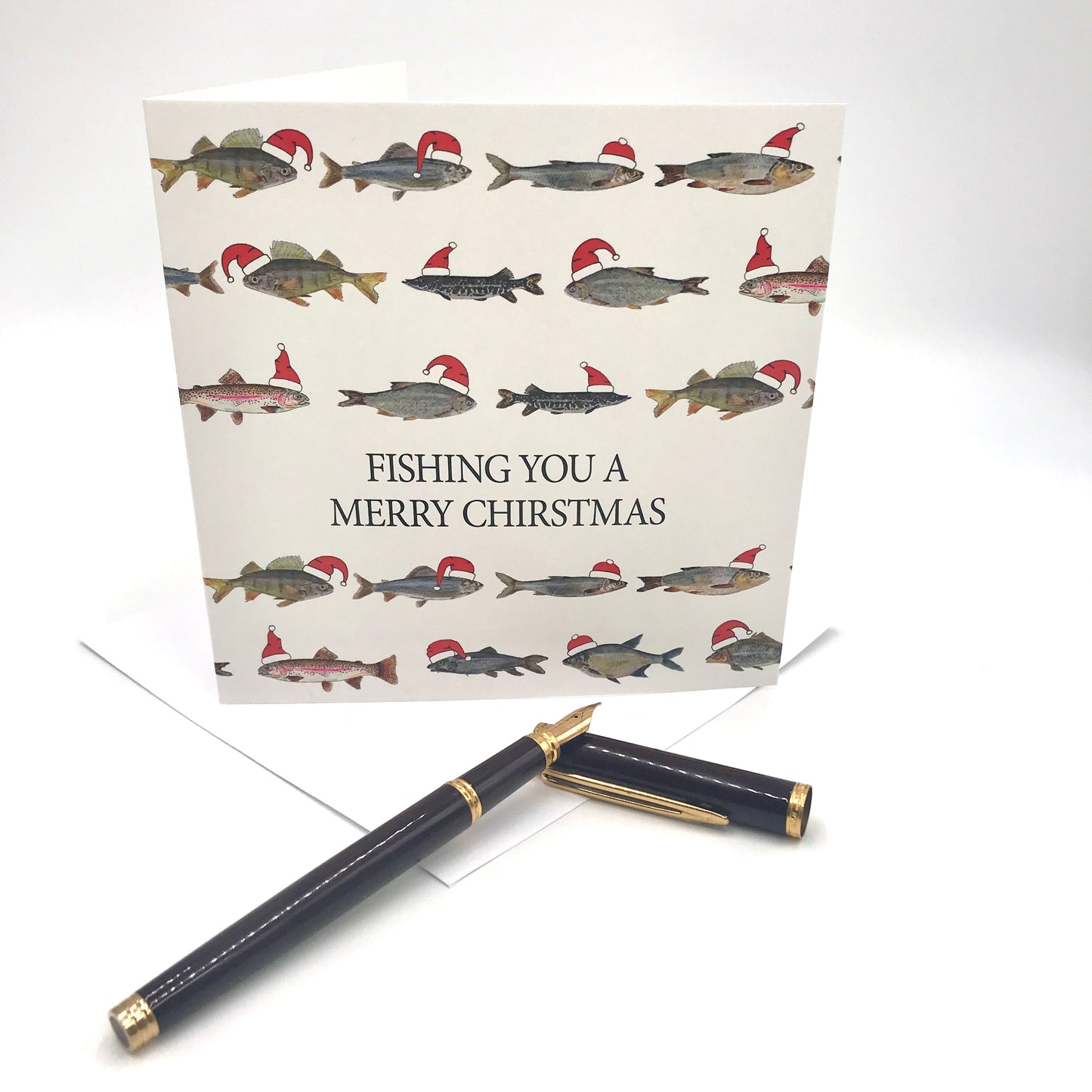 Christmas Fishing Card