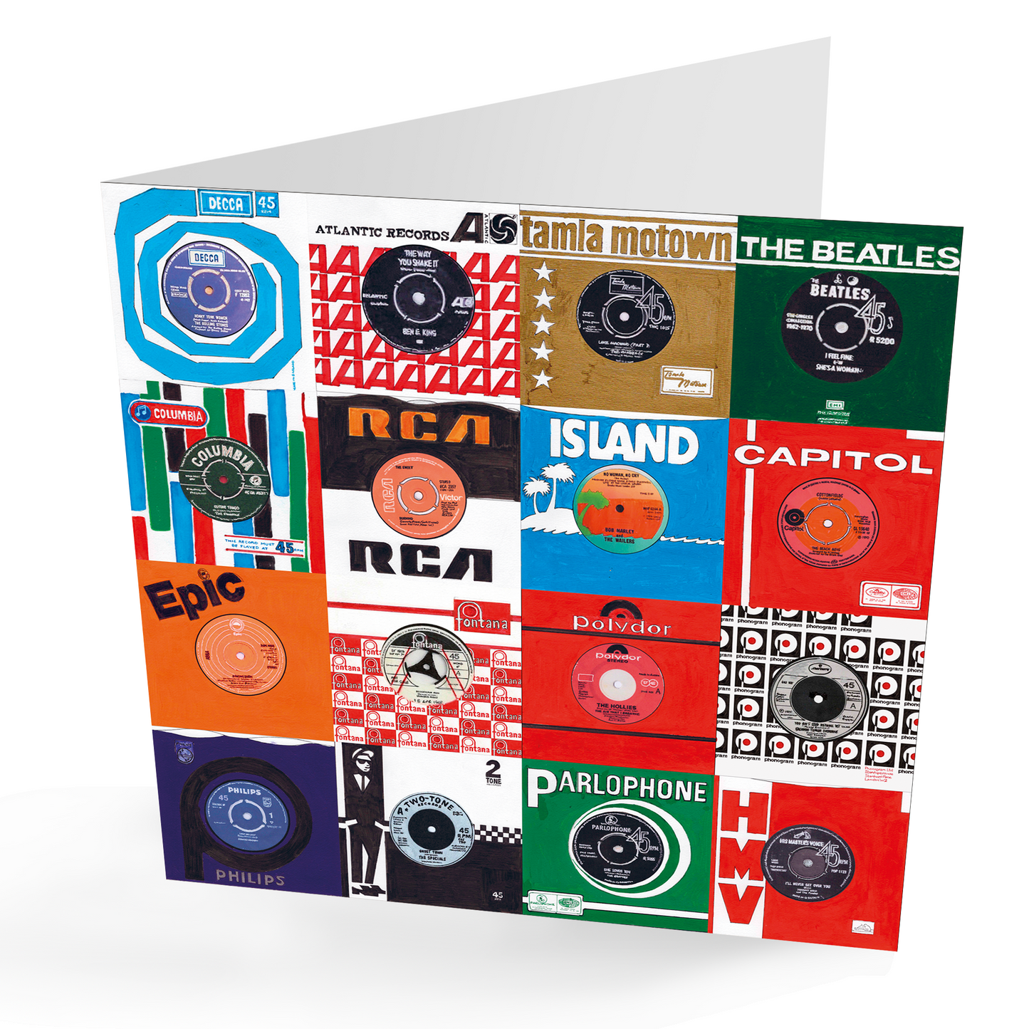 Happy Birthday Vinyl Records Card