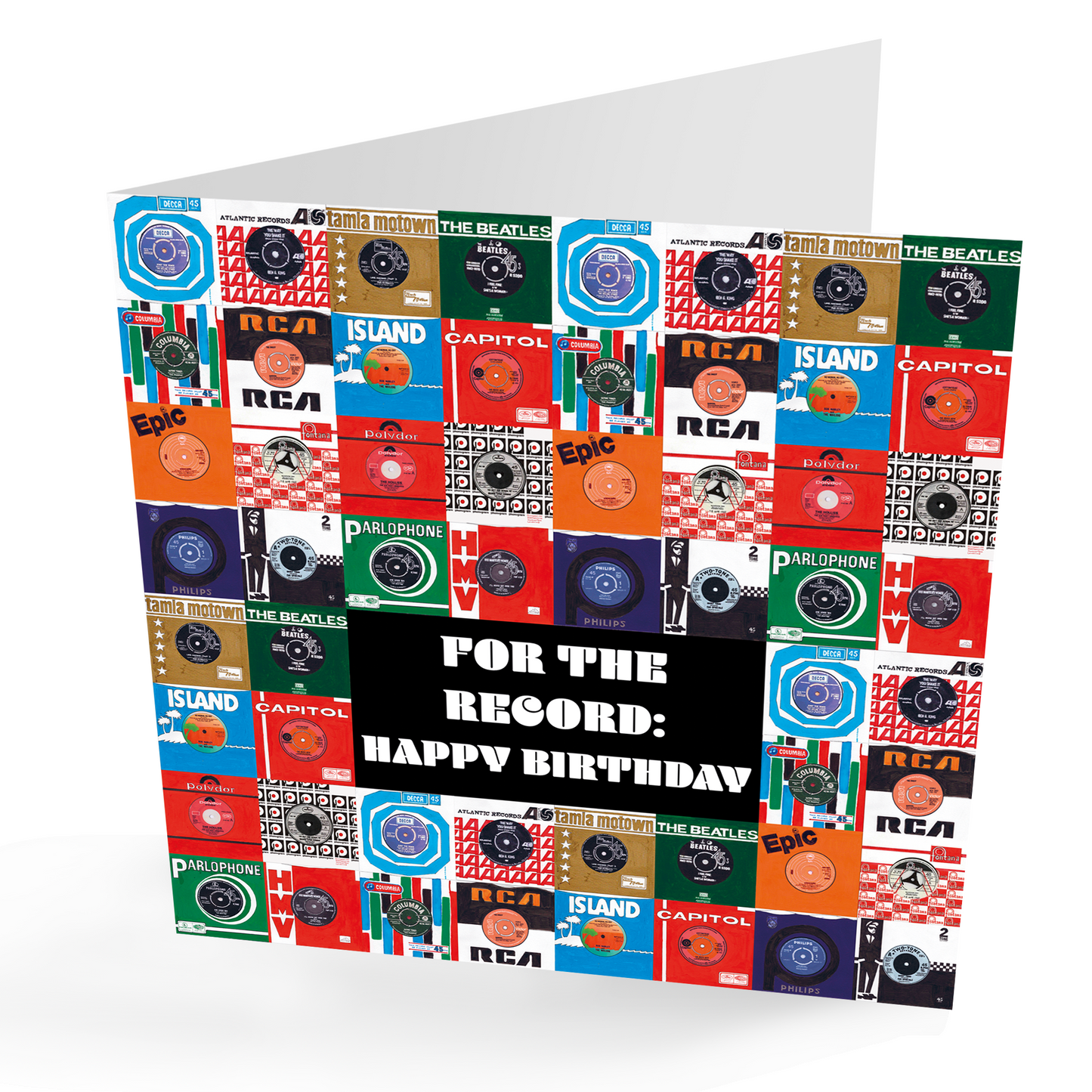 Happy Birthday Vinyl Records Card