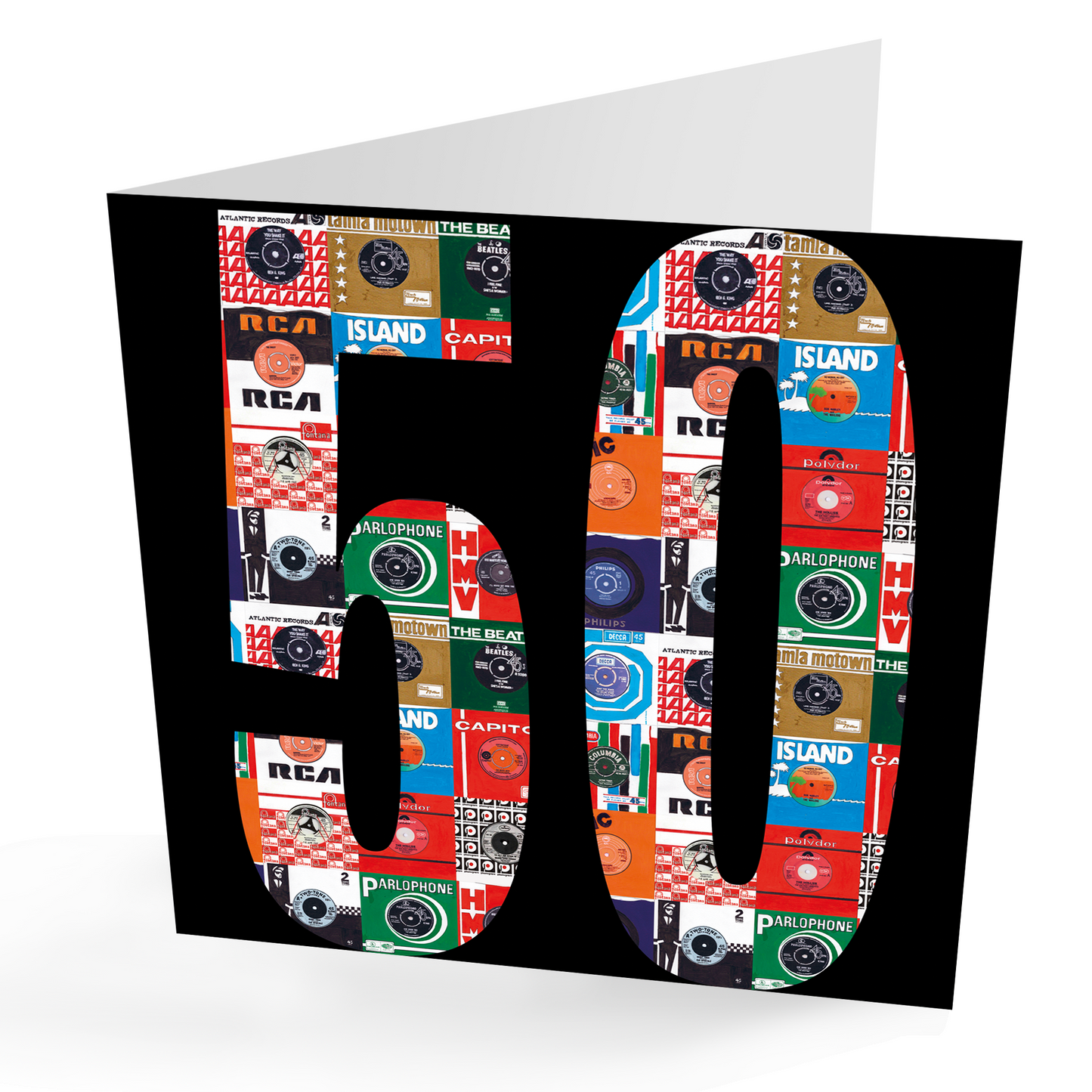 60th Birthday Vinyl Records Card