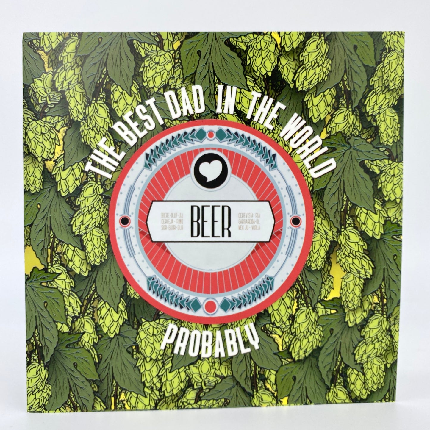 Carlsberg 'take' on Fathers Day Card (Free Magnet)