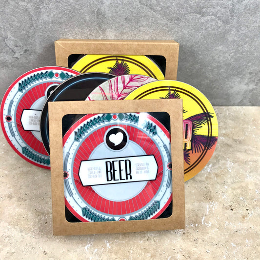 Fathers Day Beer Coasters