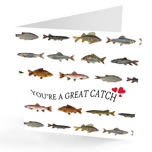 Thoughtful Fishing Card.
