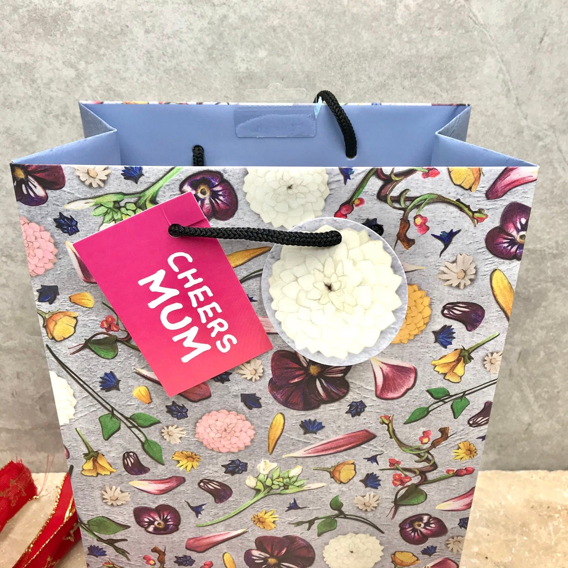 Cheers Mum gift tag