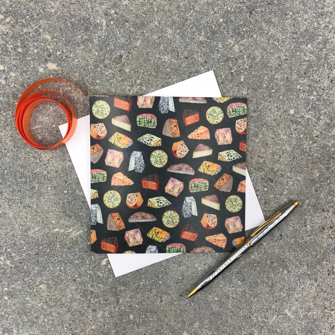 Hand Drawn Cheese Greetings Card