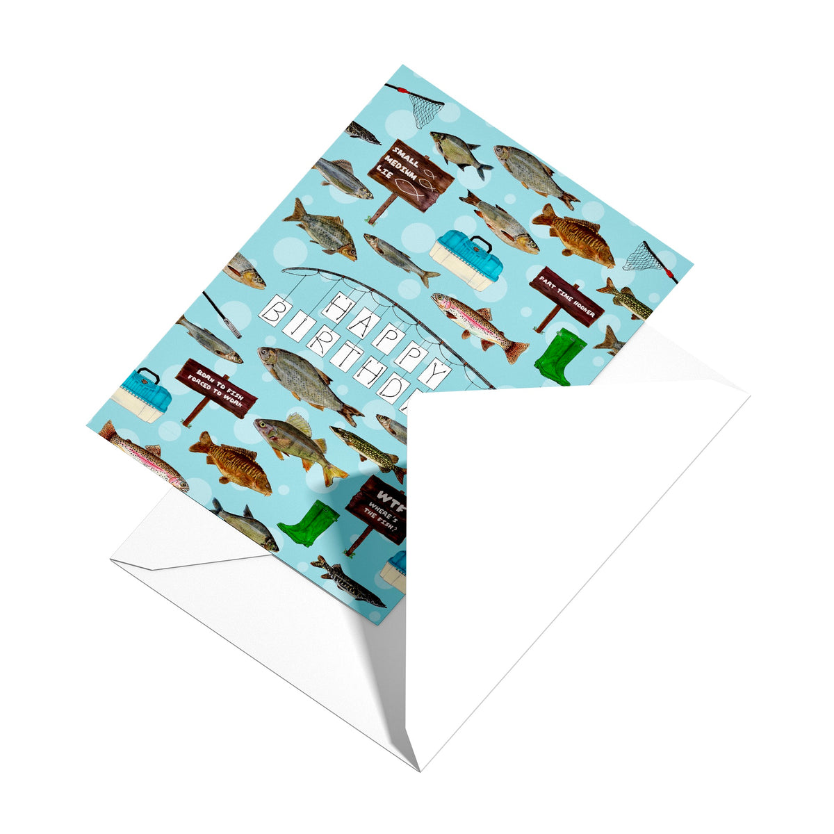 Fun Fishing Birthday Card