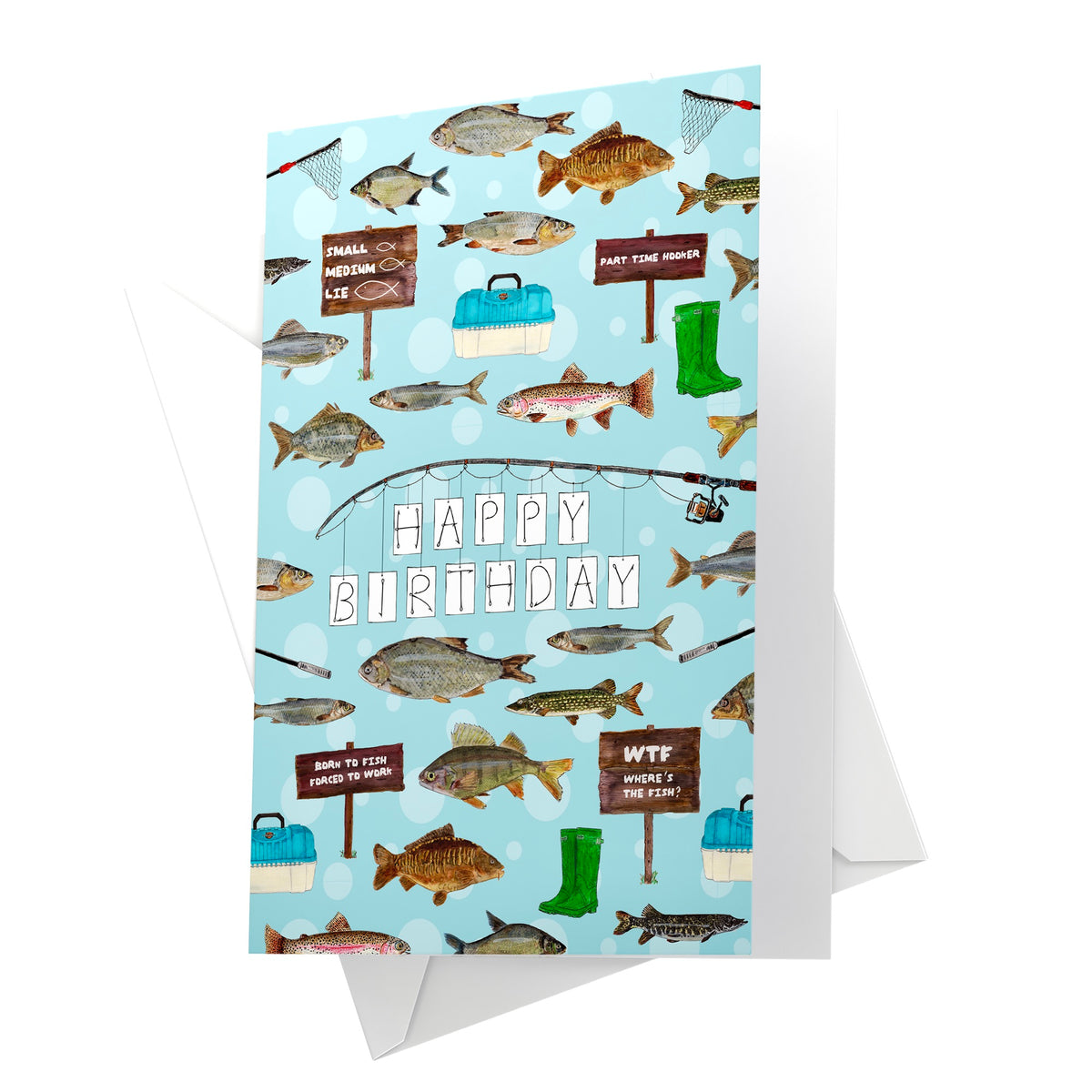 Fun Fishing Birthday Card