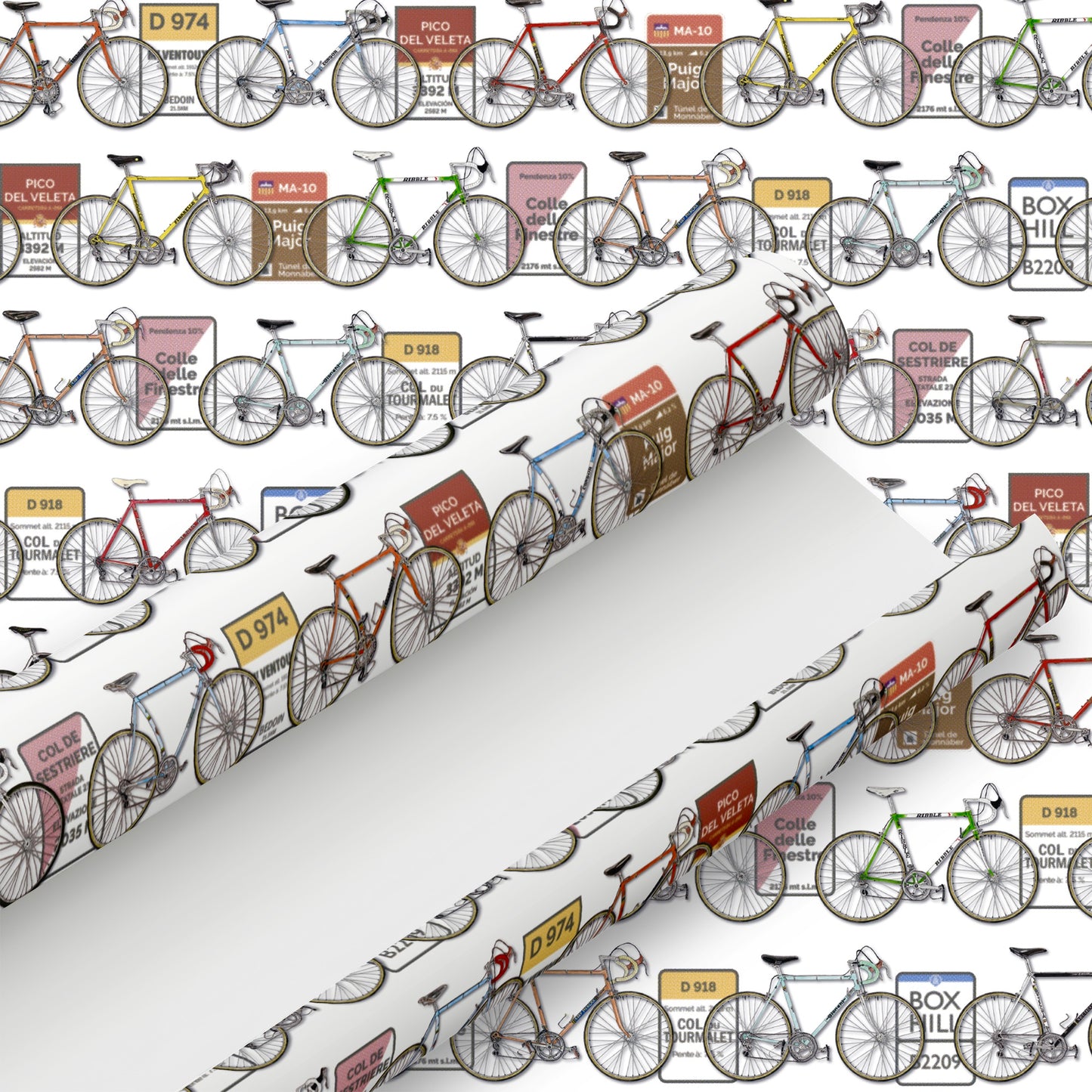 Bike Wrapping Paper - Rolled