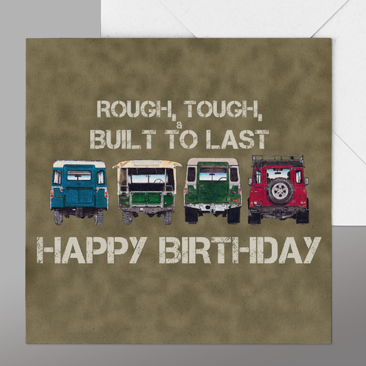 Land Rover Birthday Card