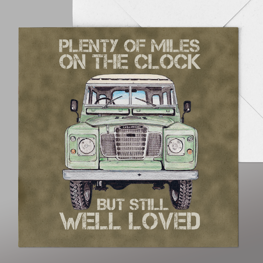 Fun Landrover Series 3 Card