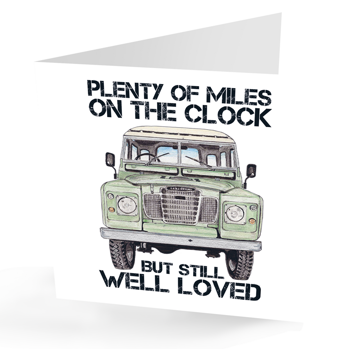 Land Rover Note Card Printable Fun Landrover Series 3 Card | PRESENTING PERFECTION