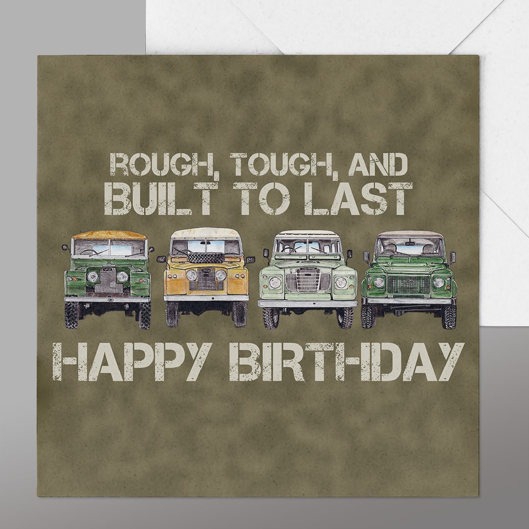 Land Rover Birthday Card – PRESENTING PERFECTION