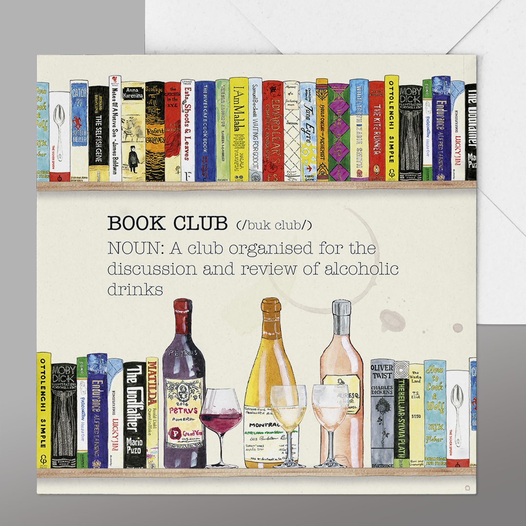 Book Club Card. Fun Dictionary definition book card (Copy)