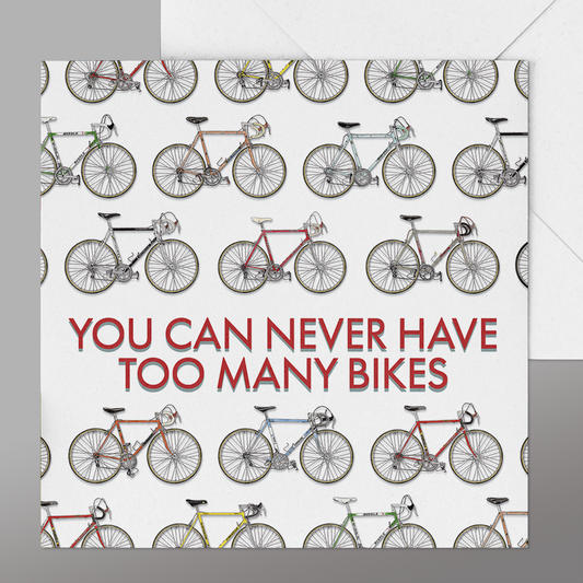 Fun Cycling Retirement Card. Cyclist Funny Card