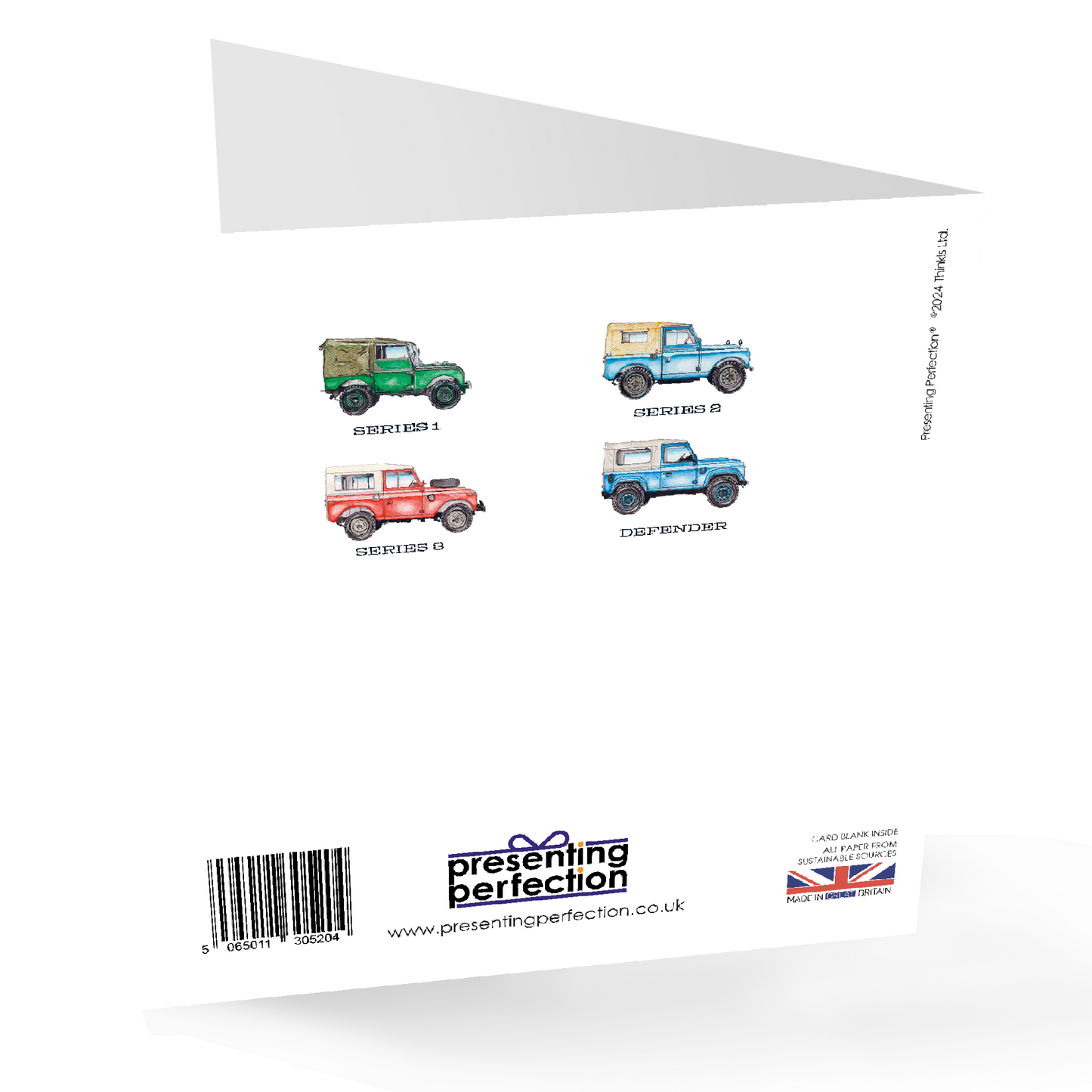 Land Rover Happy Birthday Card