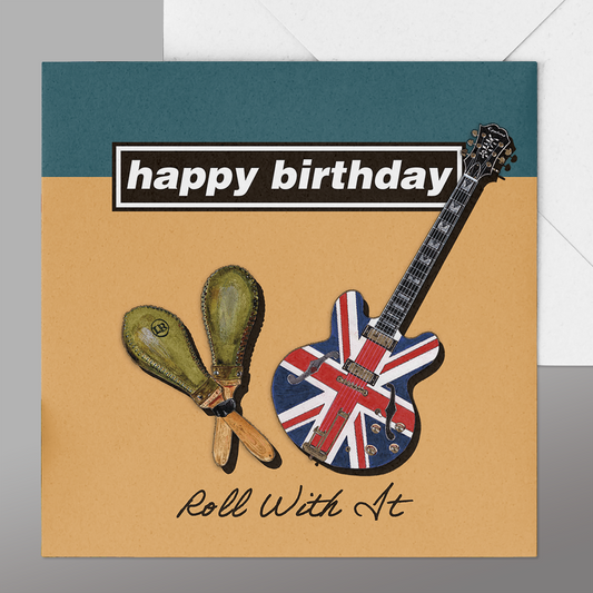 Oasis Birthday Card, Birthday Oasis Card Band