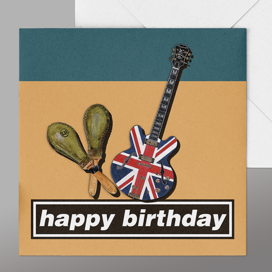 Oasis Birthday Card, Birthday Oasis Card Band