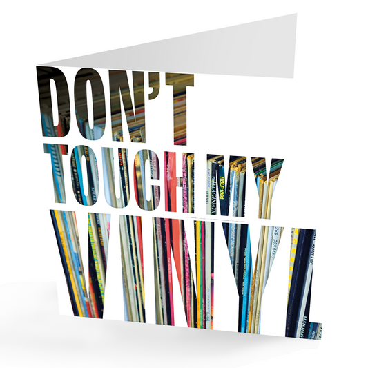 'Don't Touch My Vinyl' Vinyl  Records Card