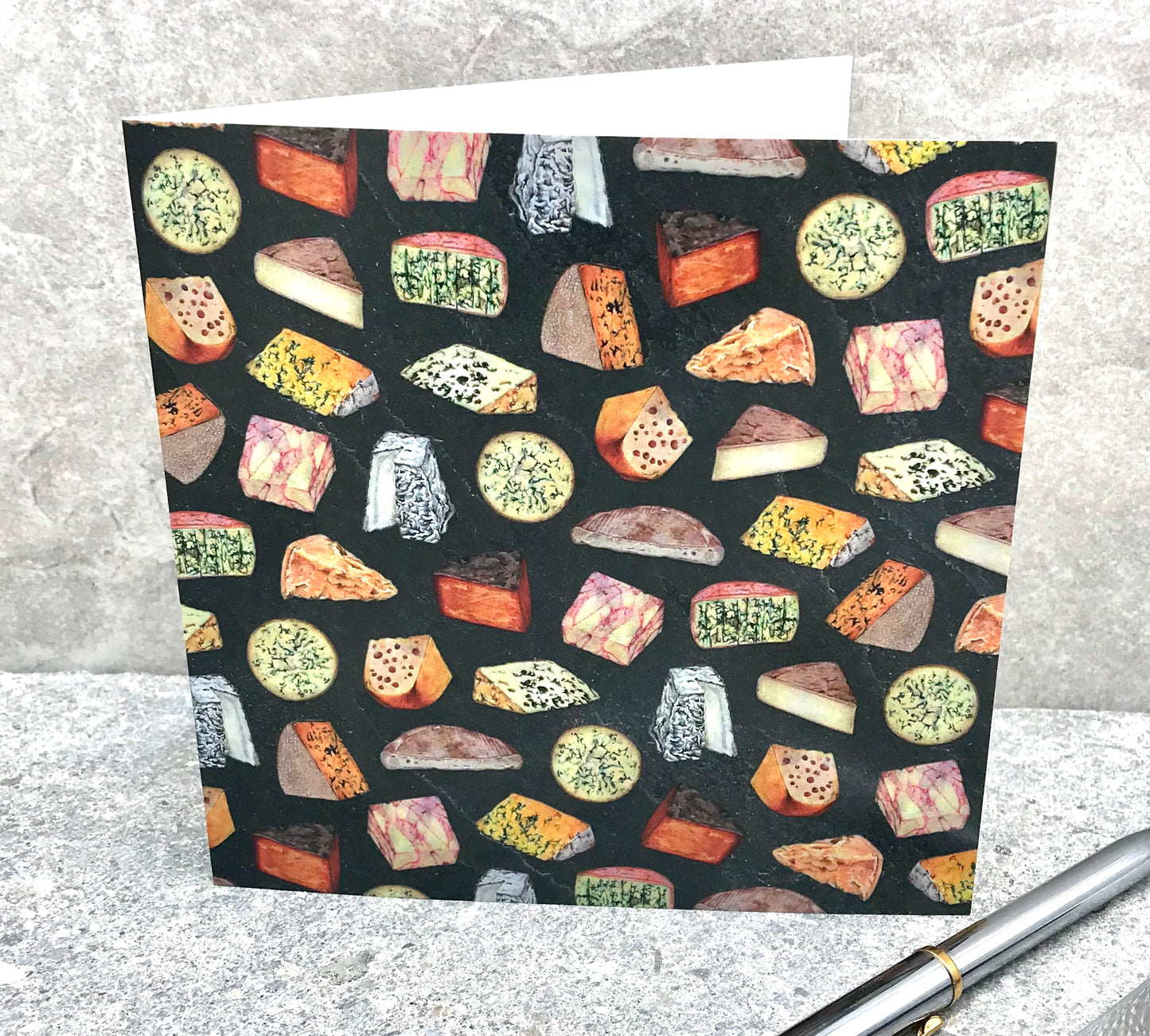 Hand Drawn Cheese Greetings Card