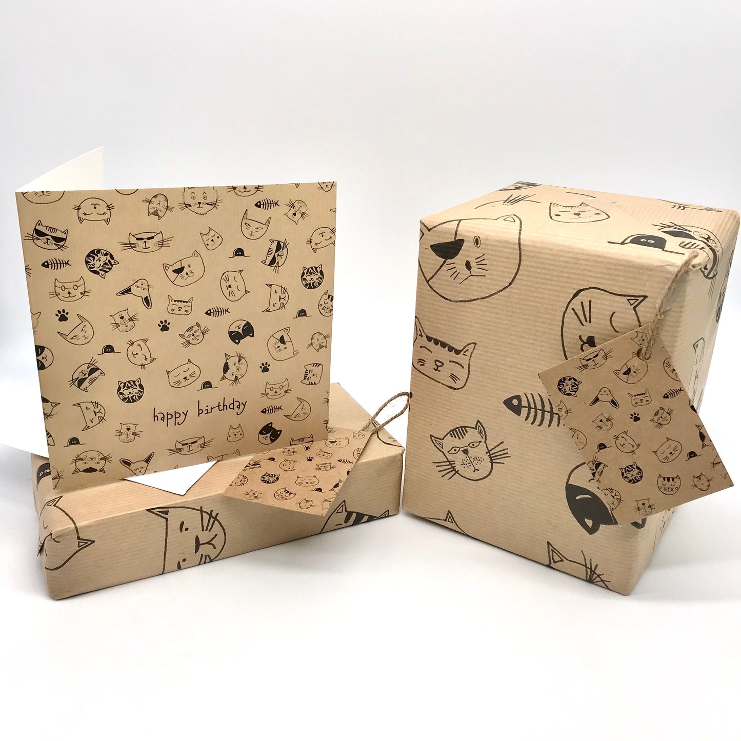 Happy Birthday Purr-fect Cat Gifting Pack (8 Pieces)