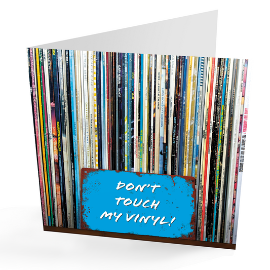 'Don't Touch My Vinyl' Vinyl Albums Card