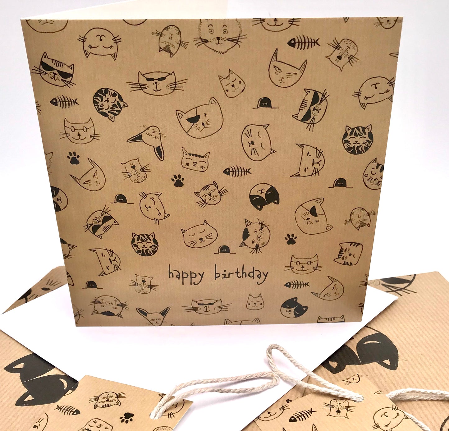 Happy Birthday Purr-fect Cat Gifting Pack (8 Pieces)
